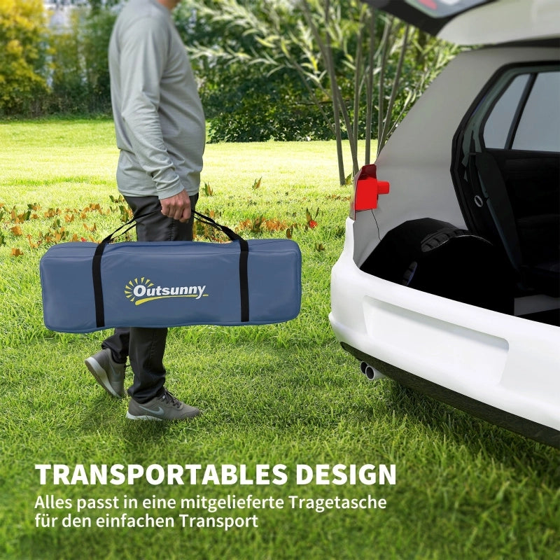 Tenda da campeggio per 4 persone; tenda a tunnel impermeabile con 2 porte; sacco per teli di terra a gancio; tenda familiare con colonna d'acqua da 2000 mm per campeggio; giardinaggio trekking
