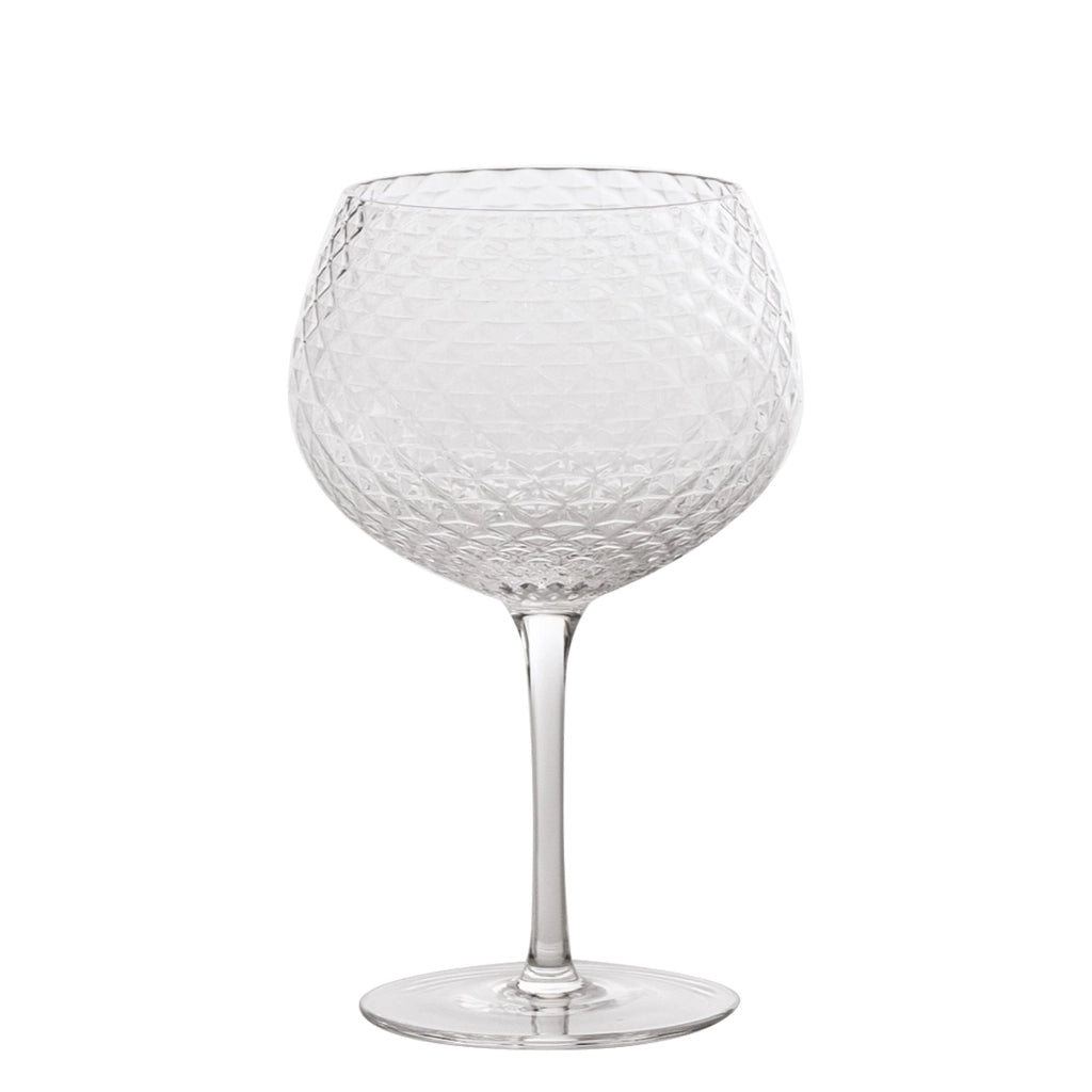 Veneziano Set 4 Calici Mixology Balloon 52 cl in Vetro Sonoro Superiore Soffiato a Bocca, Trasparente per Cocktail Gin Tonic e Pimm's Design Premium