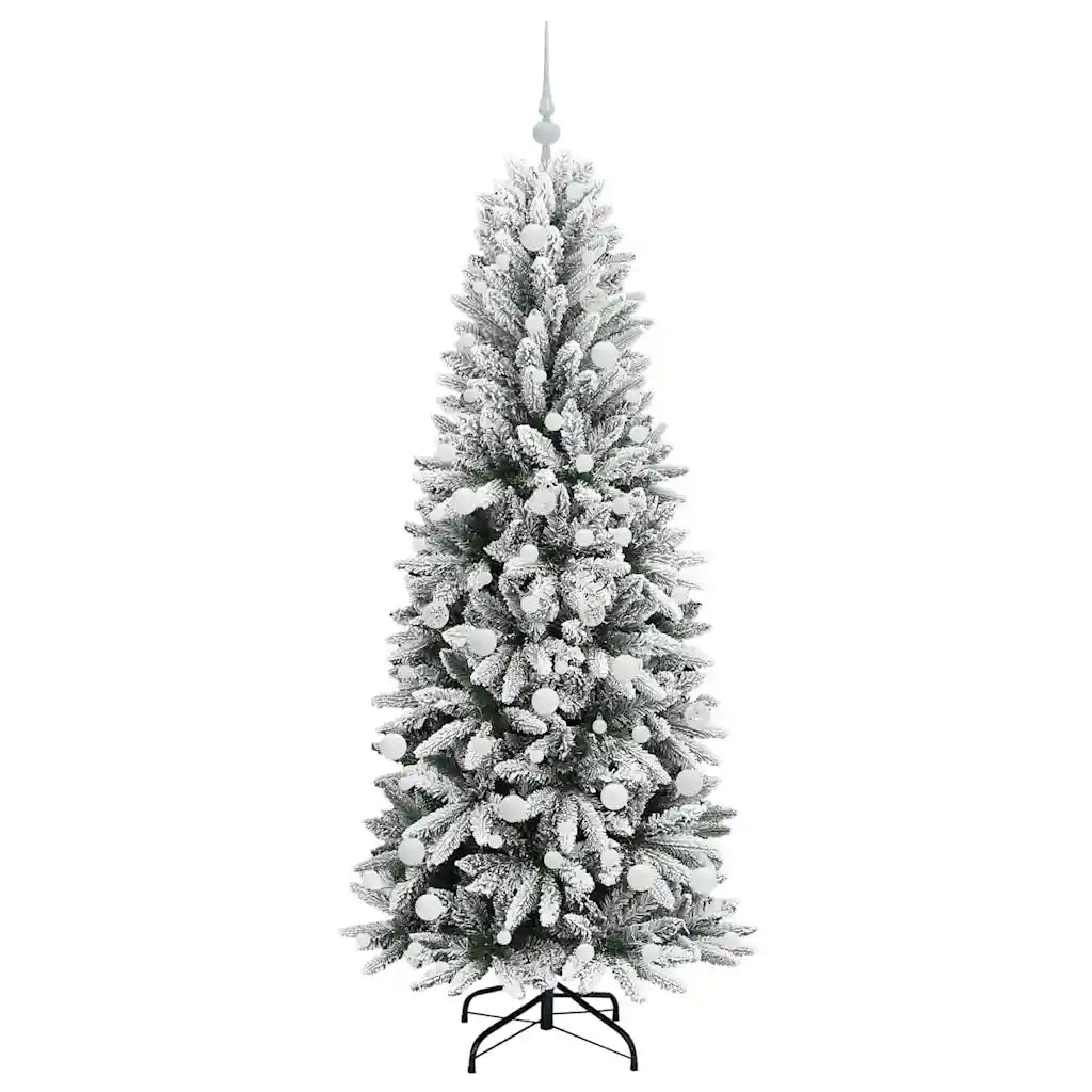 Albero di Natale | Decorazioni natalizie artificiale con 300 LED Bianco 180 cm
