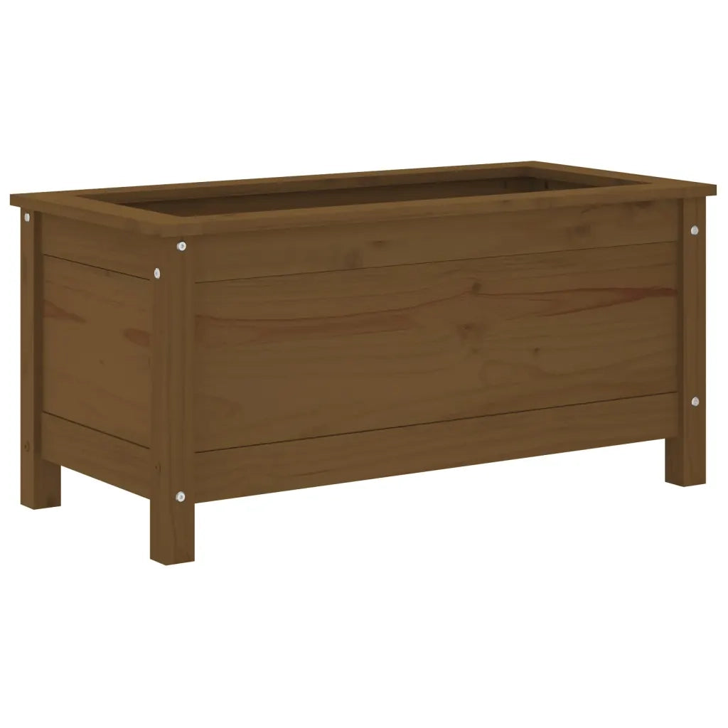Fioriera da Giardino Ambra 82,5x40x39 cm Legno Massello di Pino 825257