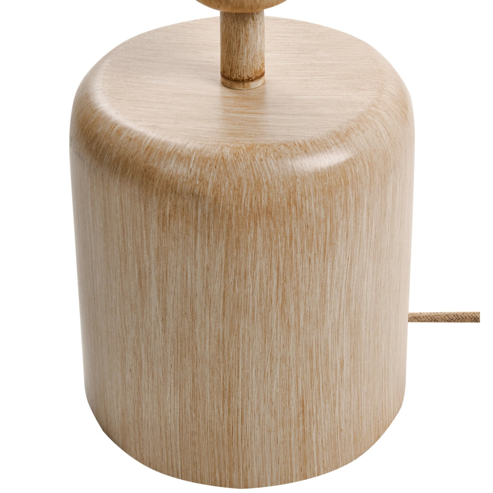 Lampada da terra Supporto in metallo marrone chiaro Paralume in tessuto Design con perline Stile classico