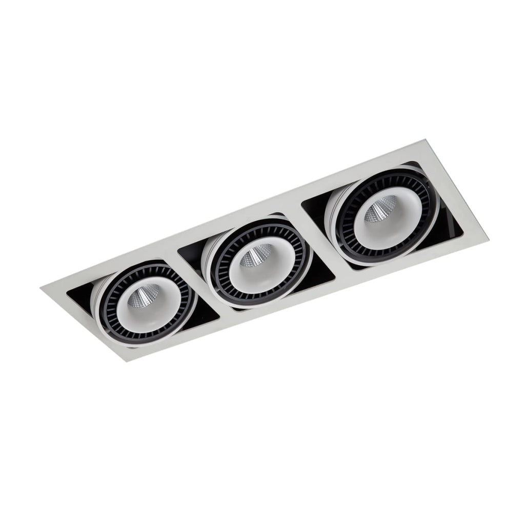 Faretto incasso Italux Alesso LED 54W orientabile bianco