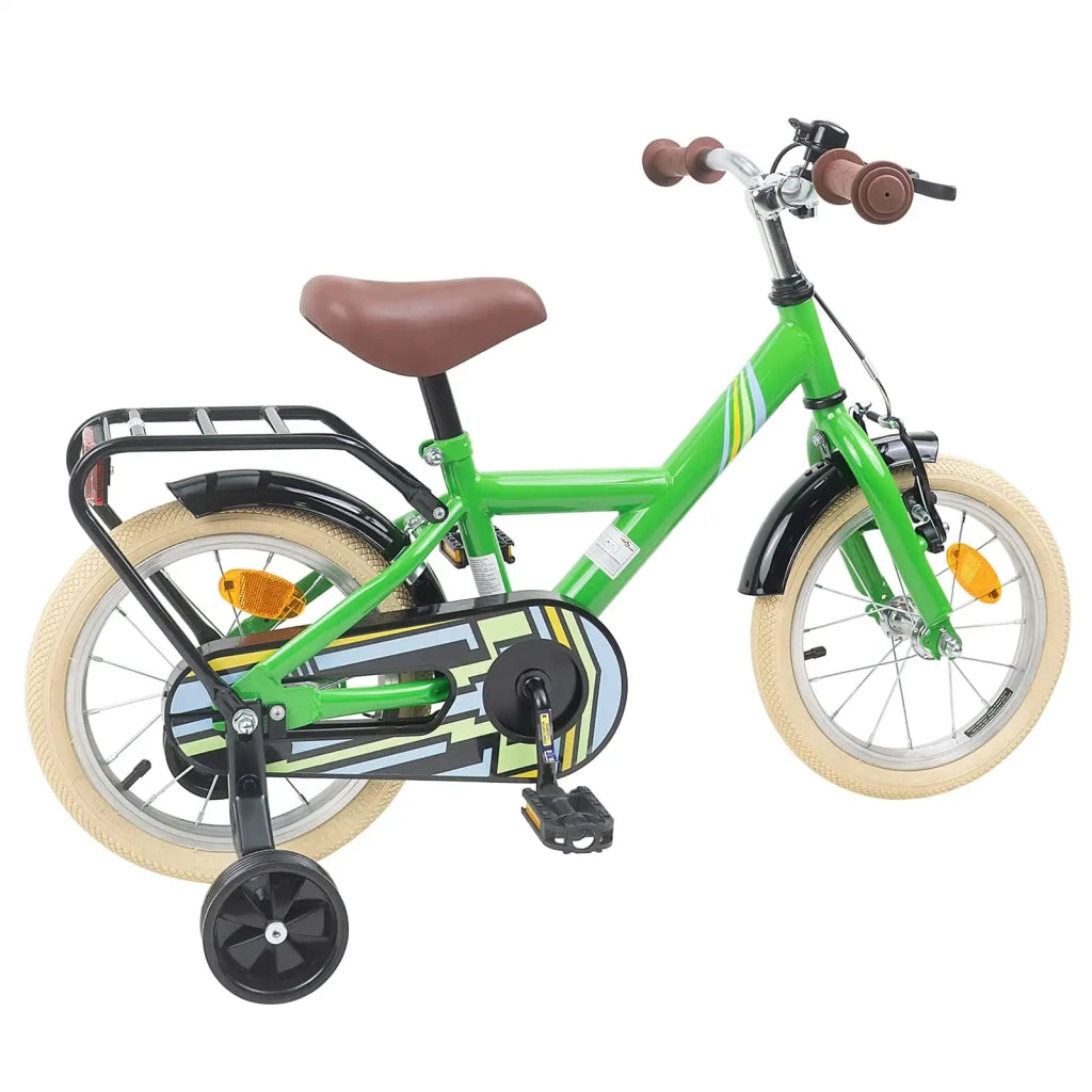 Bicicletta per Bambini 16 Pollici per bambini di 4-6 anni Verde 42009503