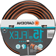 Serpentino flessibile per giardino 13 mm (1/2") - 15 m - Raccordo rigido e flessibile - Profilo Power Grip - 25 bar di pressione massima - Senza sistema originale - Tessitura a spirale di alta qualità