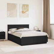 Struttura del letto Nero 150 x 200 cm Legno ingegnerizzato 3408153