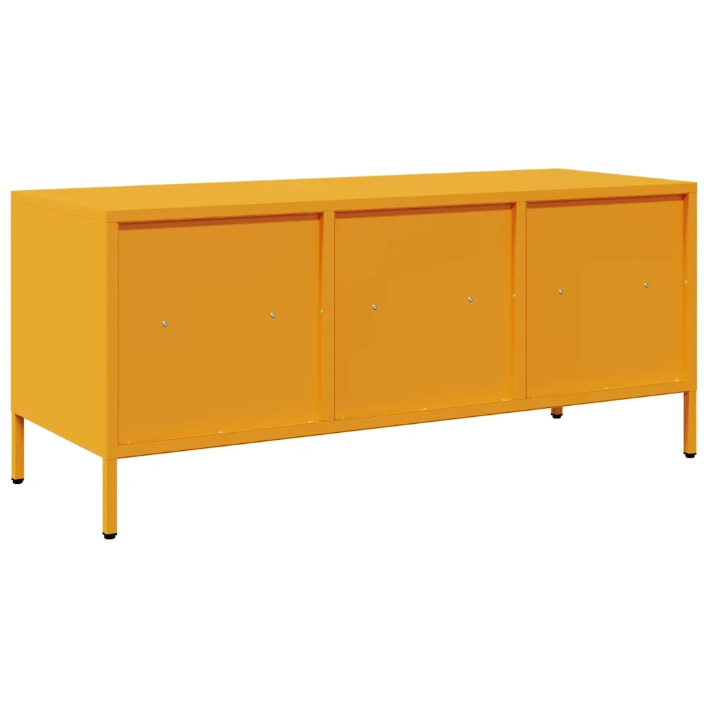 Mobile TV Giallo Senape 101,5x39x43,5 cm in Acciaio