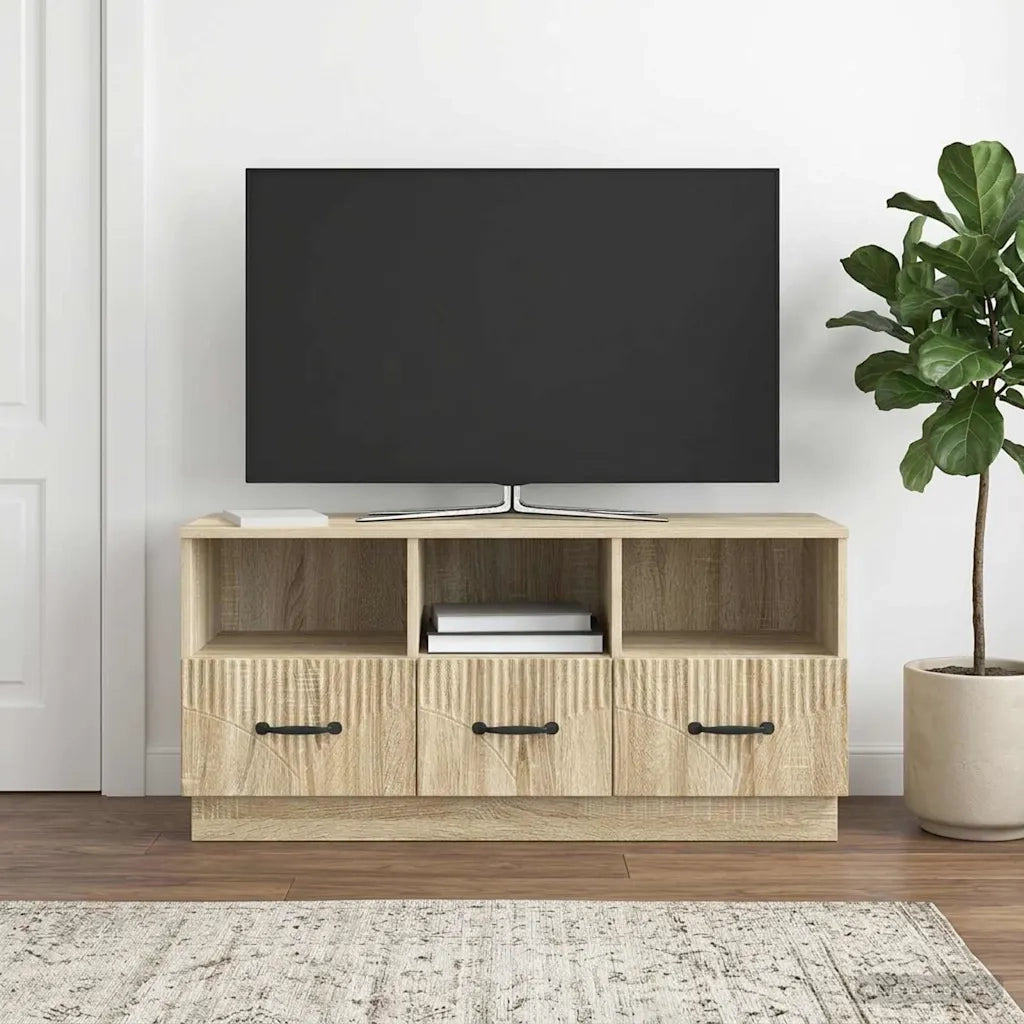 Mobile TV Rovere Sonoma 102 x 34,5 x 47 cm Legno ingegnerizzato 895367