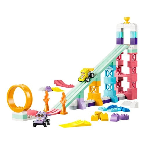 Costruzioni lego 10478 duplo town rampe creative 3 in 1 con veicoli