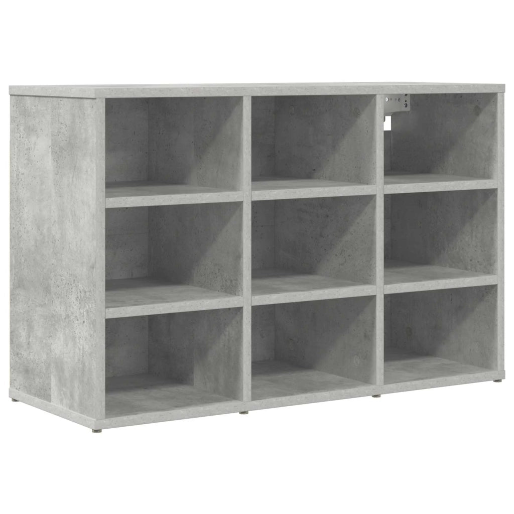 Mobile per scarpe Grigio cemento 77,5 x 30 x 51 cm 808679