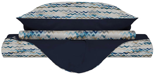 Copripiumino Singolo con Federe Stampato Modern Sky