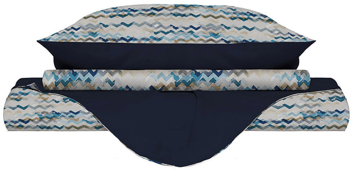 Copripiumino Singolo con Federe Stampato Modern Sky