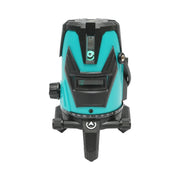 Livella laser verde a 5 linee incrociate, filettatura per treppiede da 5/8