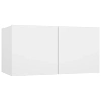 Set di Mobili Porta TV 6 pz Bianco in Legno Multistrato 3078730