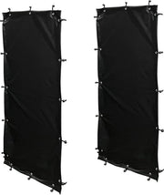 Set per esterni 66 x 148 cm 2 pareti per legna da camino - T/H 70 x 185 cm - mobile esterno