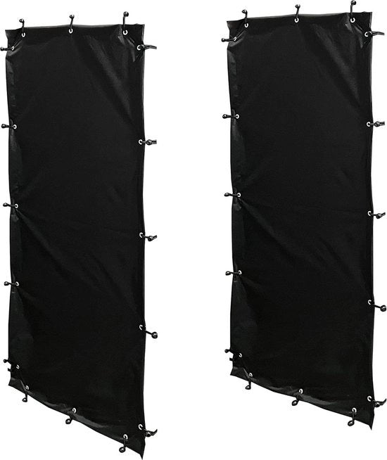 Set per esterni 66 x 148 cm 2 pareti per legna da camino - T/H 70 x 185 cm - mobile esterno