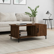 Tavolino da Salotto Rovere Marrone 90x50x40cm Legno Multistratocod mxl 80937