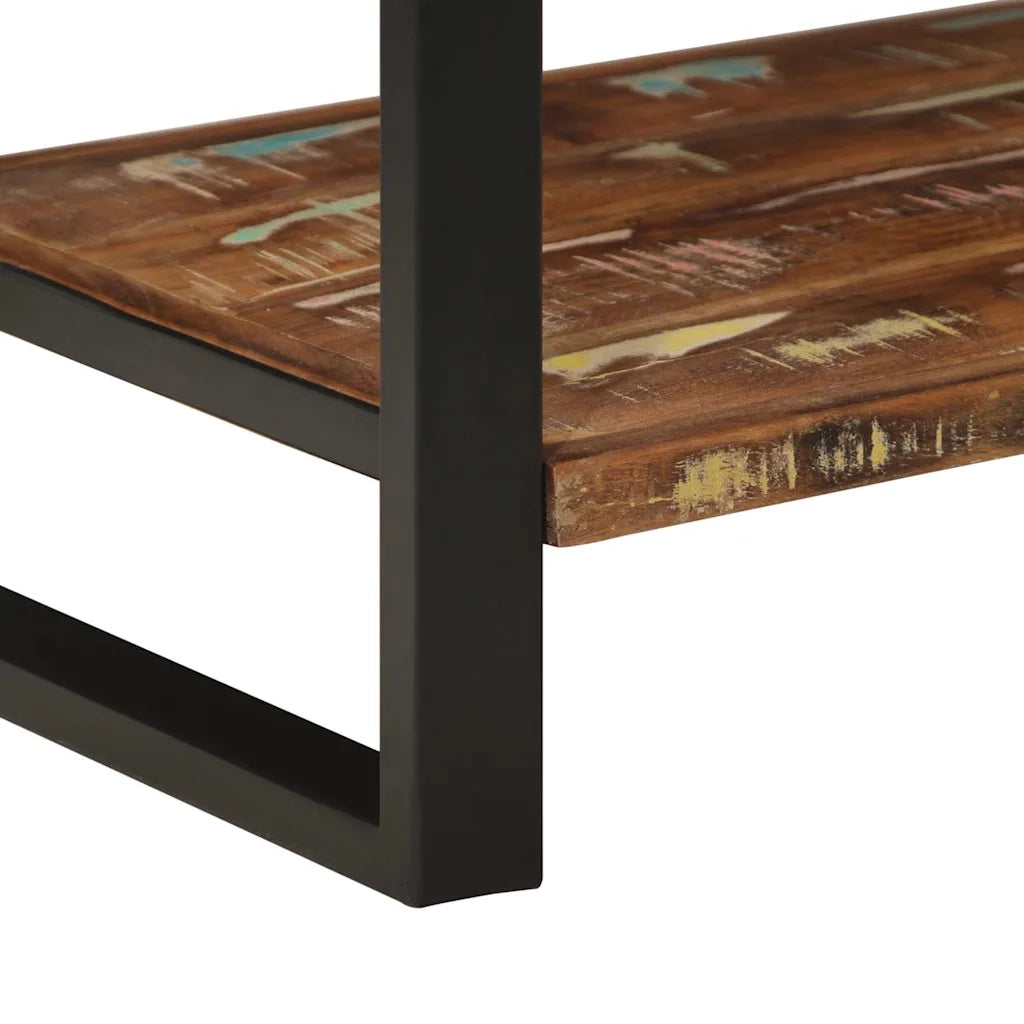 vidaXL Appendiabiti Multicolore 80x40x190 cm Legno Massello Recupero