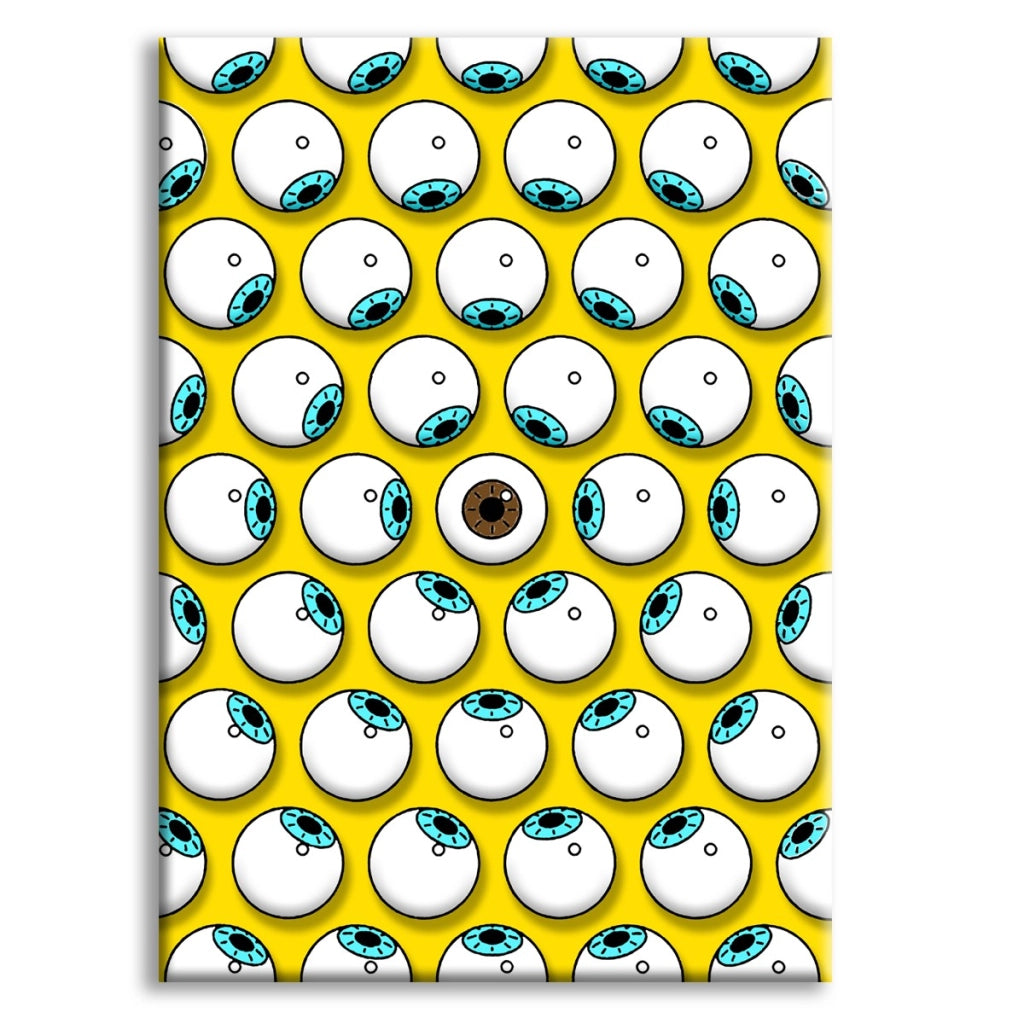 Diversity - Eyes - Quadro stampato su Canvas e montato su telaio in legno Misura: 100x140 cm