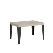 Tavolo allungabile 90x140/244 cm Flaris cashmere gambe antracite