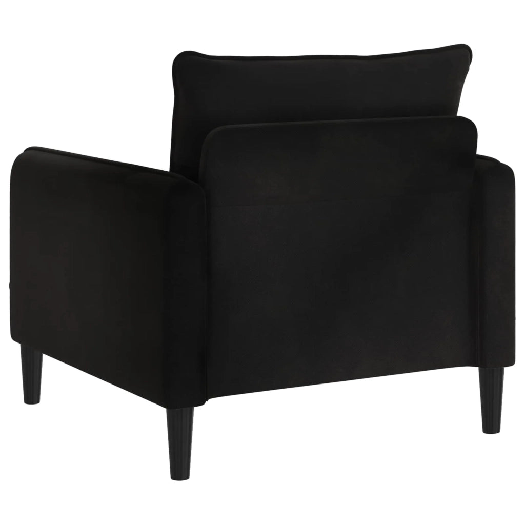 Poltrona XL Nero Velluto 42043548