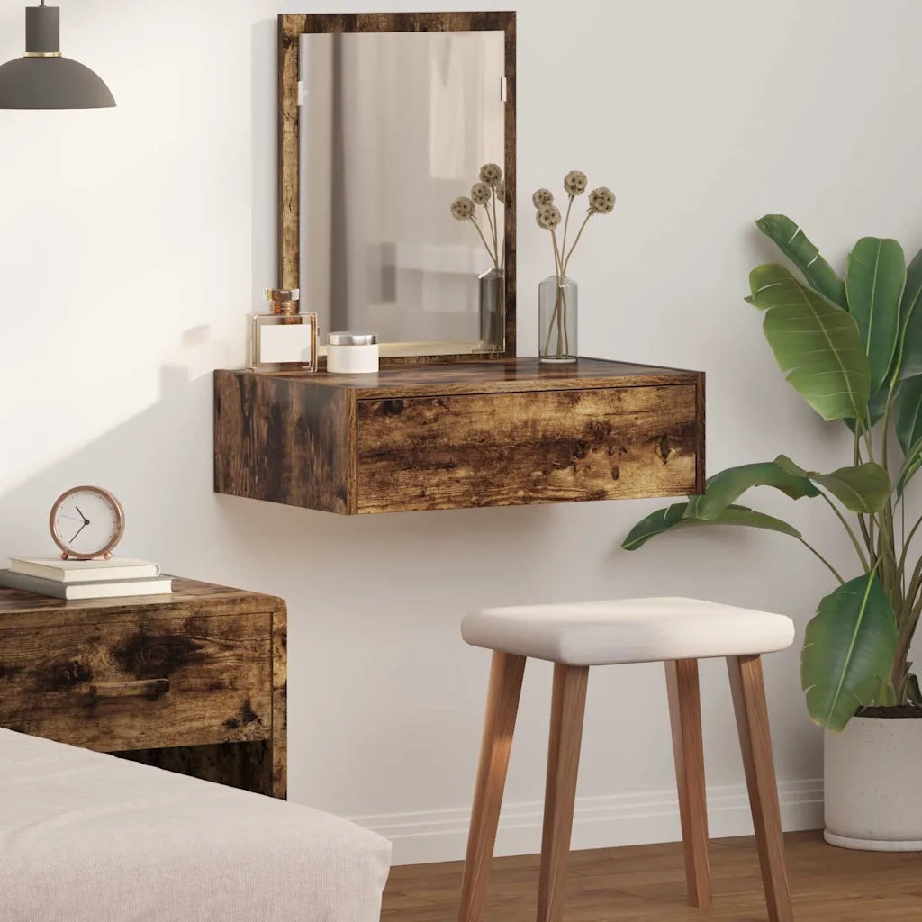 Tavolo da Trucco Marrone 60 x 40 x 70 cm Legno multistrato 865194