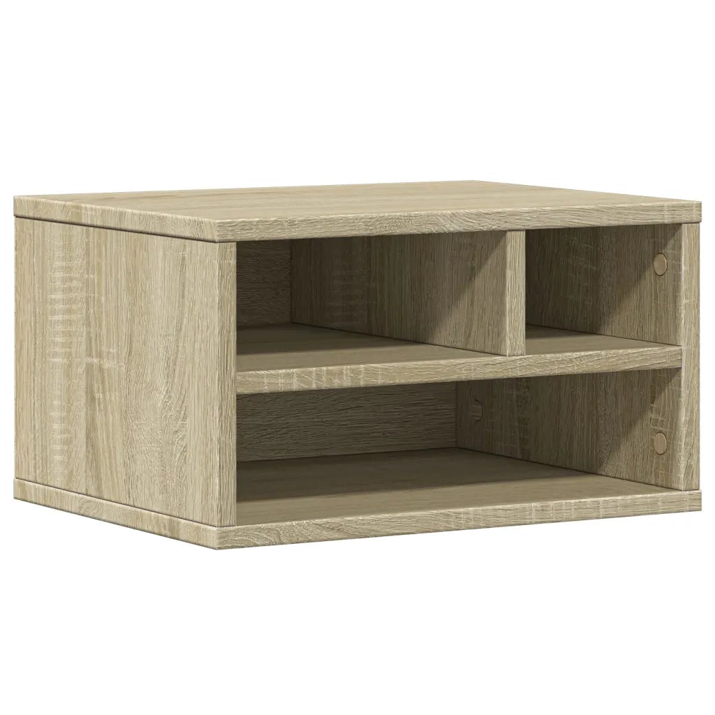 Supporto Stampante Rovere Sonoma 40x32x22,5cm Legno Multistrato 840599