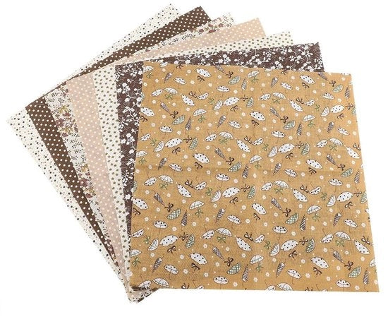 Tessuto 100% Cotone - Progetto DIY - Diverse Colori - 50x50 Cm - Adatto per Attività Ricreative - Comodo e Morbido - Tela di Cotone