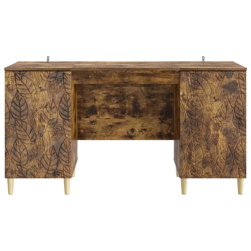 Scrivania Rovere Fumo 142,5 x 50 x 75 cm Legno ingegnerizzato 3414617
