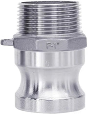 Connettore F-1 pollice - Acciaio Inossidabile - Chiusura a compressione - Alta pressione - Campo di temperatura - Resistente alla corrosione - Connettore di tubo