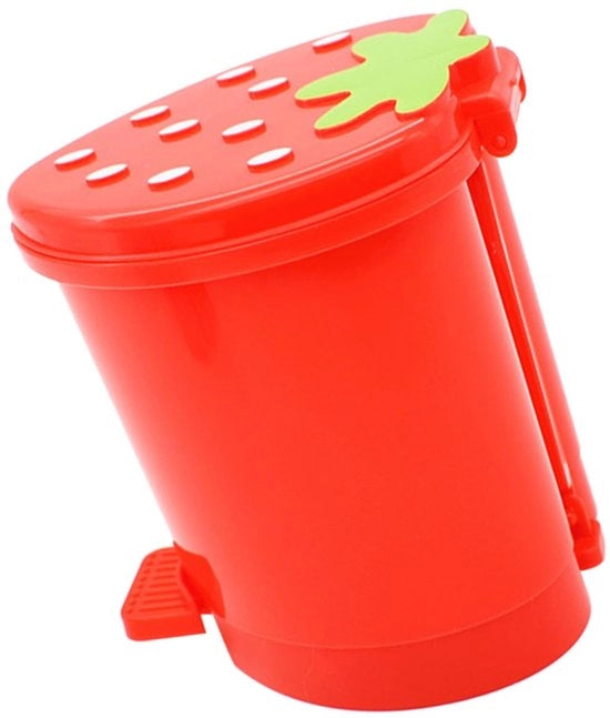 Bacchetta per rifiuti a forma di cuore - Piccola cassetta per rifiuti adatta per auto - 1 pezzo - Plastica