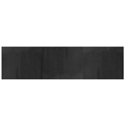 Tappeto del soggiorno | Tappeto Rettangolare Grigio 80x300 cm in Bamb¨´