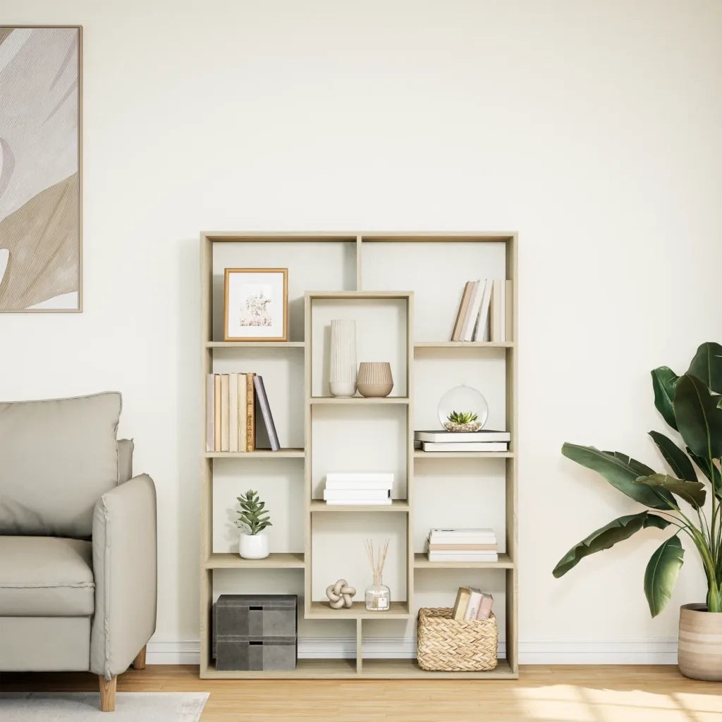 Libreria Rovere Sonoma 102x29x143 cm in Legno Multistrato 3310300