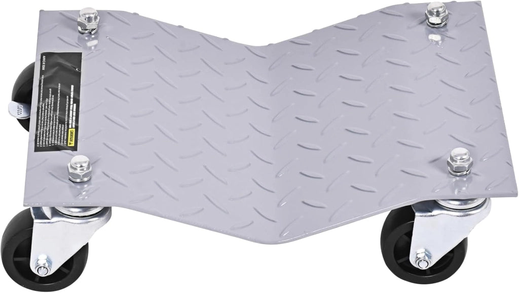 Carrelli di movimentazione auto 4 pezzi, capacità 680 KG/PCS, piattaforma 40,5 X30 CM, con ruote universali e comoda maniglia, aiuto per la manovra automobilistica per garage, casa