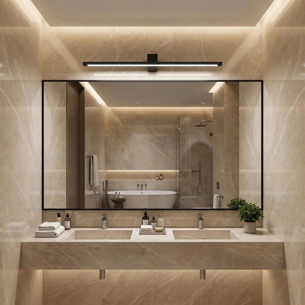 Applique Da Bagno Led Swe051-1w 80 Cm Black