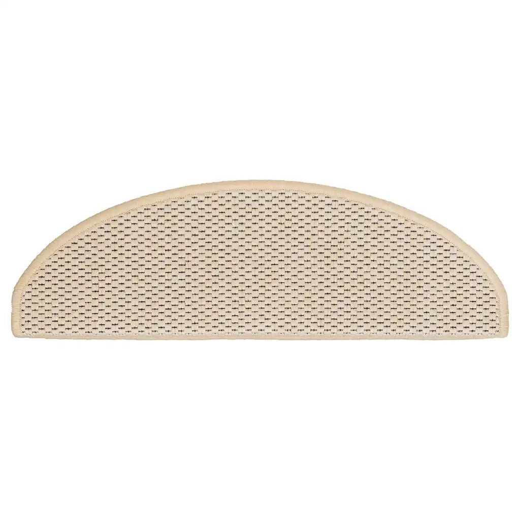 Tappeti Autoadesivi Scale Aspetto Sisal 30 pz | Gradini per Scale 65x21x4 cm Berbero
