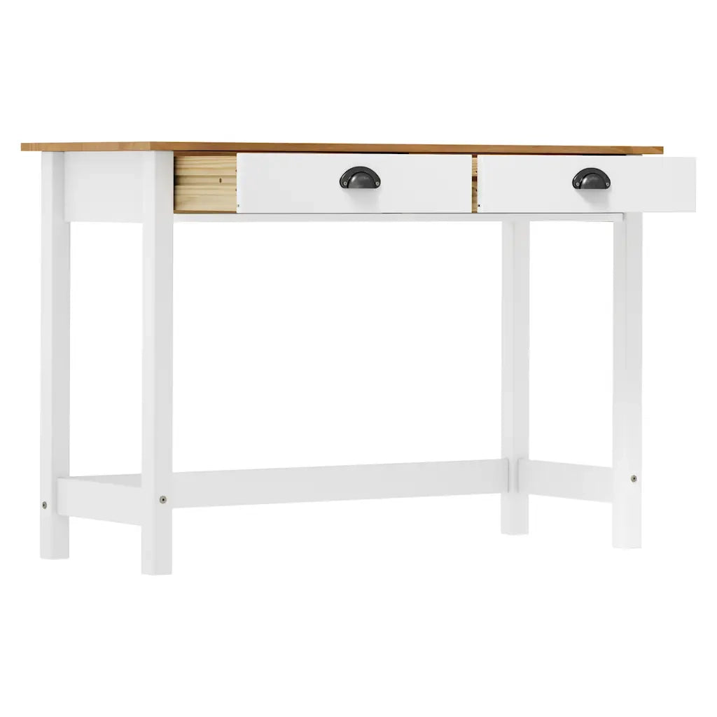 Consolle | Tavolo d'Ingresso Hill con 2 Cassetti 110x45x74 cm in Massello di Pino