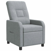 Poltrona reclinabile Grigio Chiaro Tessuto 42035021