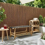 Panchina da giardino Naturale 110 x 38 x 40 cm Bambù 42028074