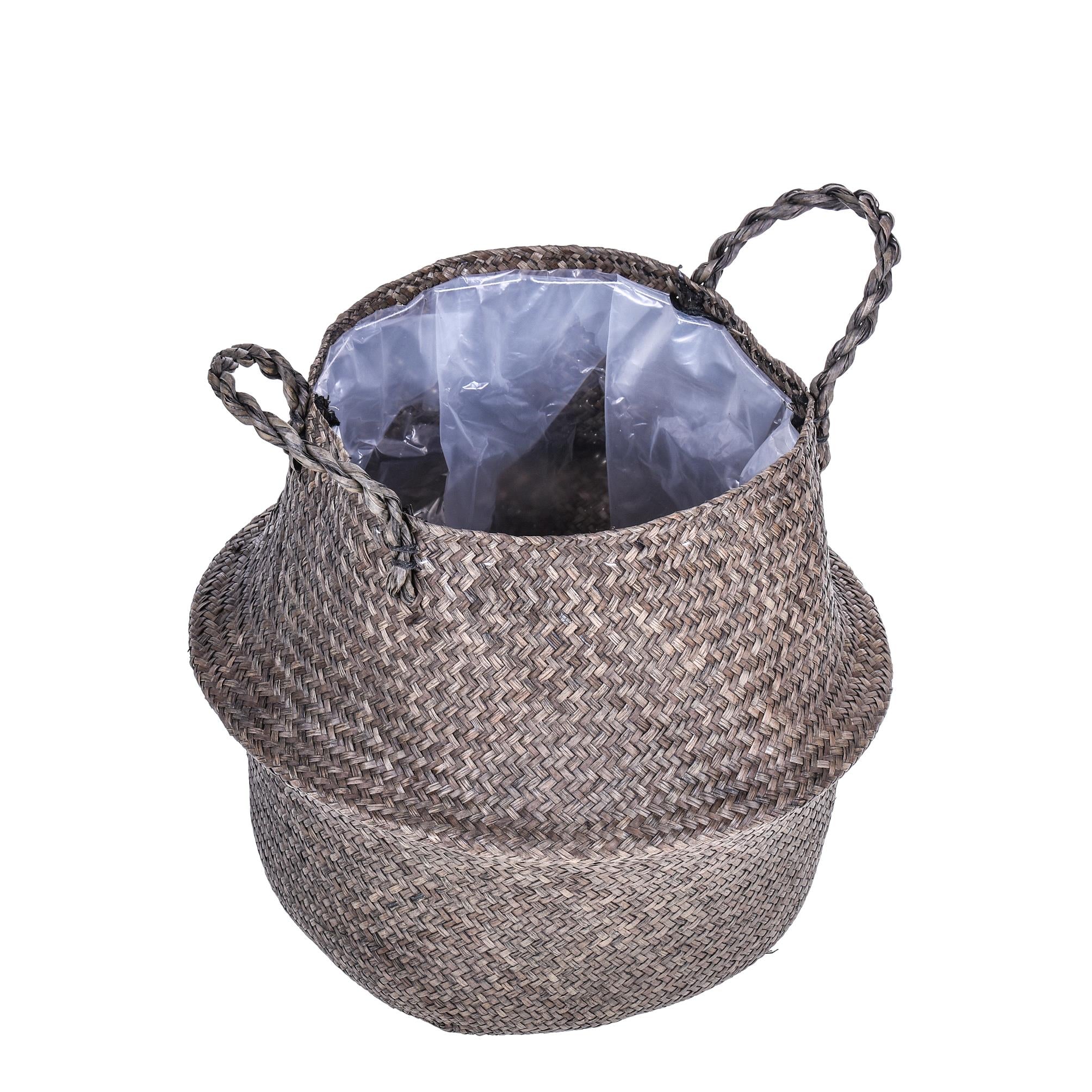 Cesto Giara in Materiale Naturale H 32 cm