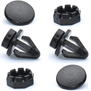 Set di supporti di fissaggio da 2 pezzi - Clip di riserva 799161KA2A - Fissaggio posteriore - Compatibile con Nissan Juke 2010-2014 - Materiale poliacetato resistente - Installazione facile - Clip per pallet