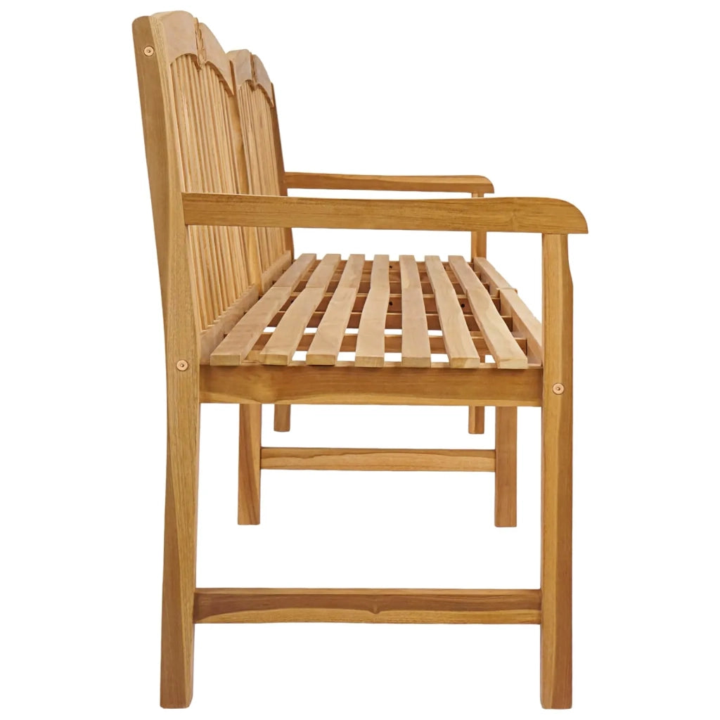 Panchina in legno intagliata a mano Naturale 228 x 61 x 94,5 cm