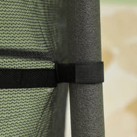 Trampolino Elastico per Bambini da 3 Anni Ø160 cm con Rete di Protezione Nero