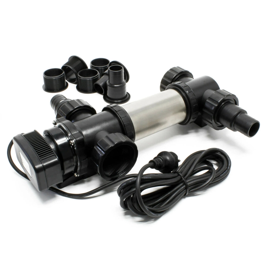 Sterilizzatore/chiarificatore in acciaio inox per laghetti con lampada UVC da 24 watt 16_0002313