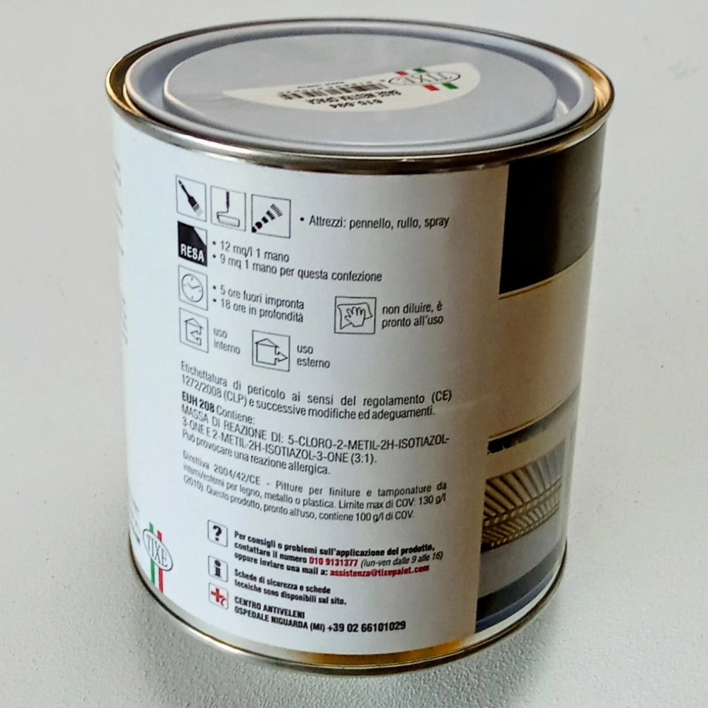 Royaltix 750ml, tutti i ral serie 9000, smalto all' acqua vernice diretta su lamiera, acciaio e alluminio, brillantezza