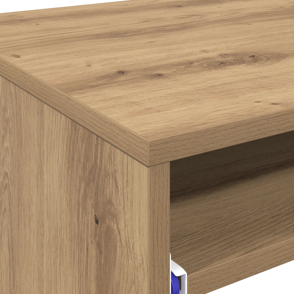 Scrivania per computer Rovere artigianale Legno ingegnerizzato