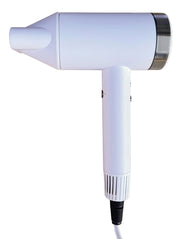 Asciugacapelli Professionale Vama PASSION HAIR Motore Brushless 1500W per Hotel Plug in Bianco