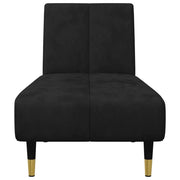Set di Divani 2 pz Nero in Velluto
