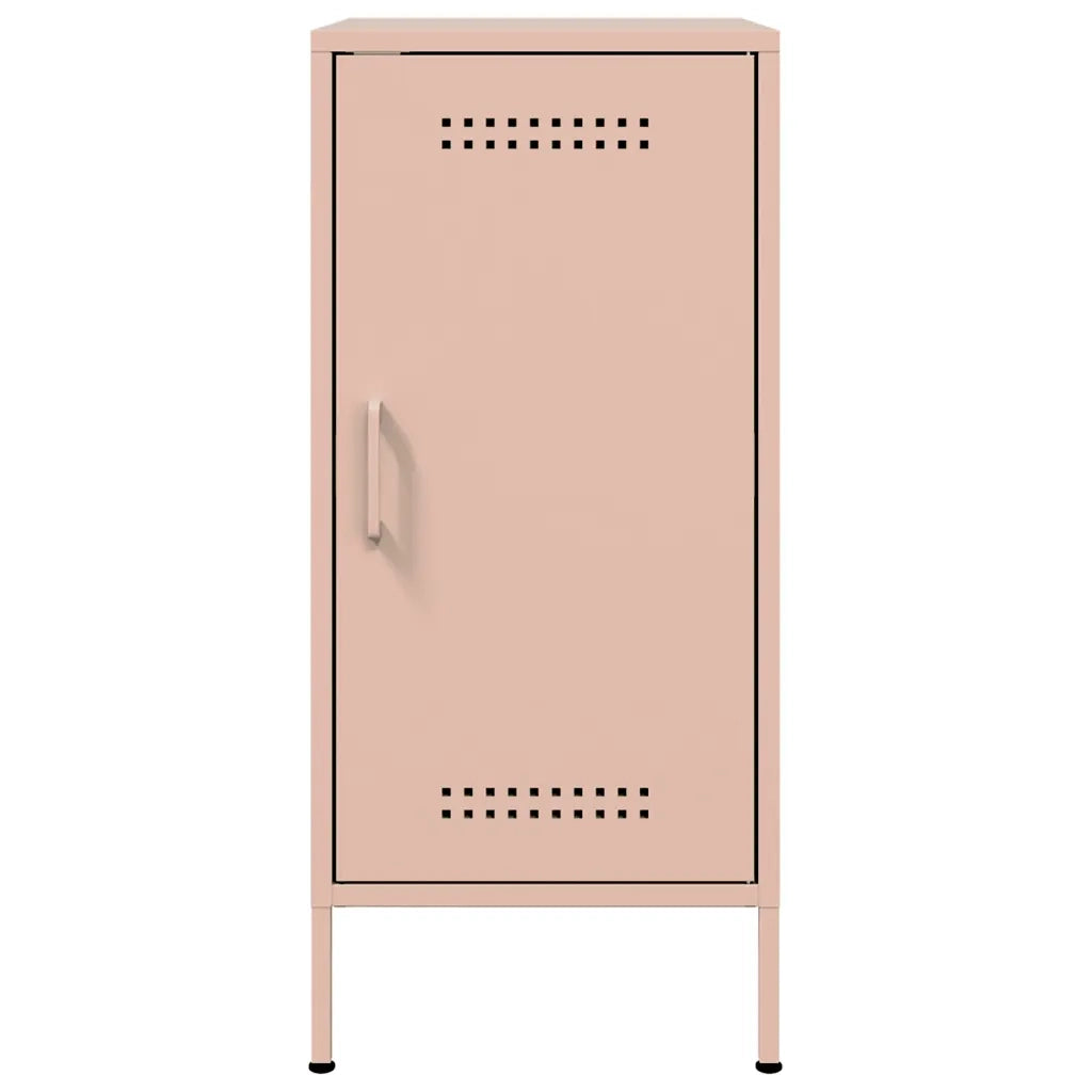 vidaXL Credenza Rosa 36x39x79 cm in Acciaio