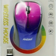 Trade Shop - Mouse Wireless Colorato Senza Fili 2.4g 1600dpi Q-jc124 Connessione Usb Computer -