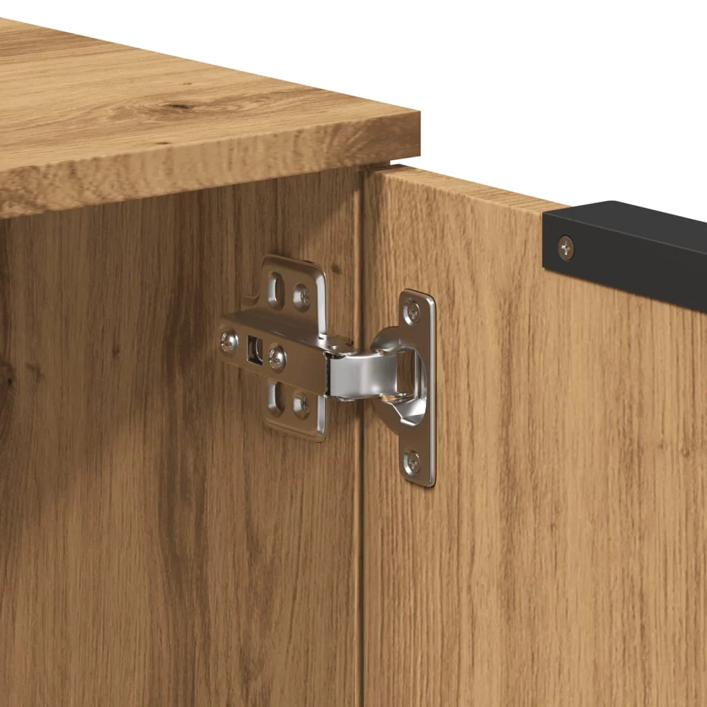 Buffet credenza cassettiera mobiletto mobile contenitore organizer per cucina soggiorno salotto fatto a mano 60 x 30 x 70 cm legno ingegnerizzato marrone 02_0030811